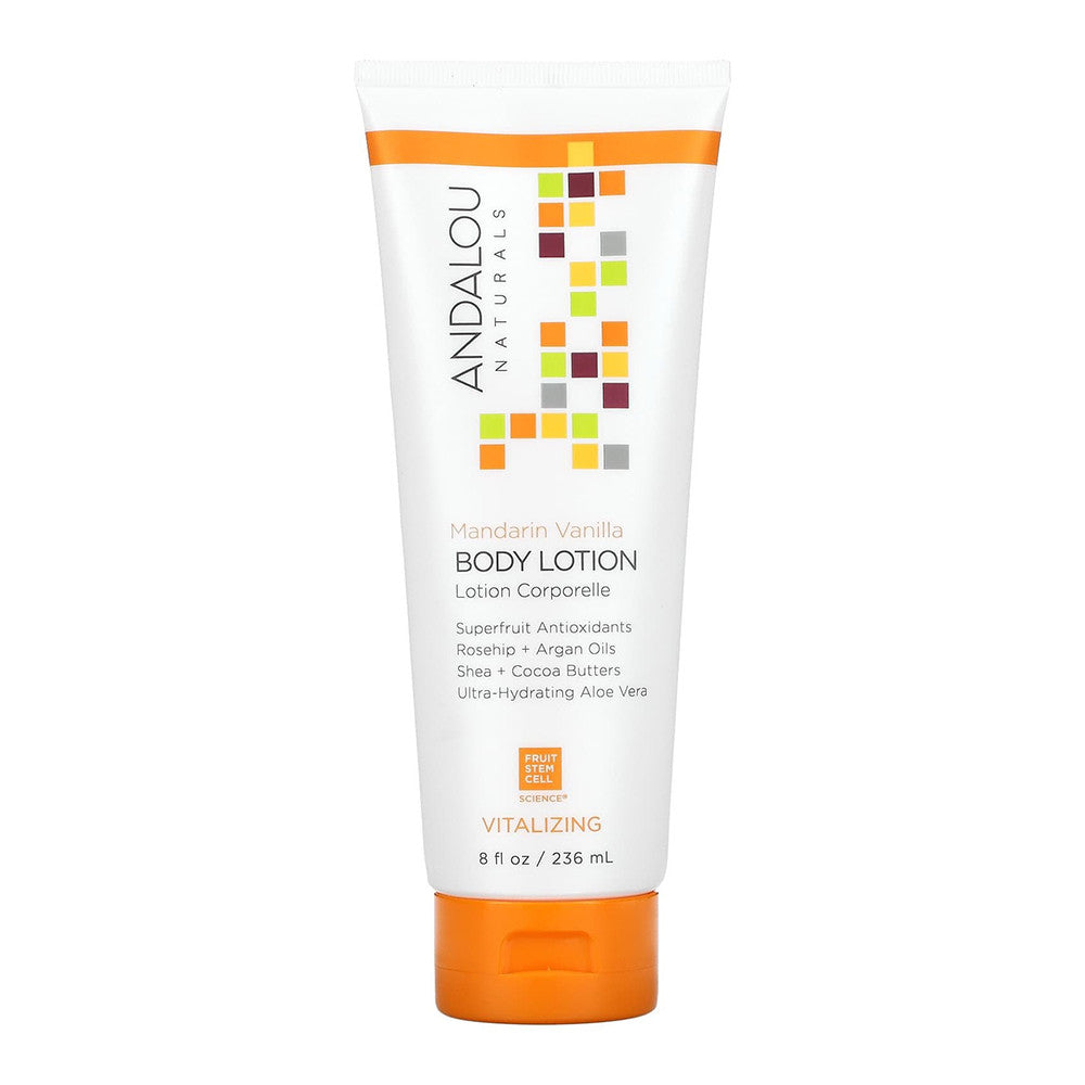 Andalou Naturals Skin Vitalizing Body Lotion, Mandarin Vanilla, 8 Oz